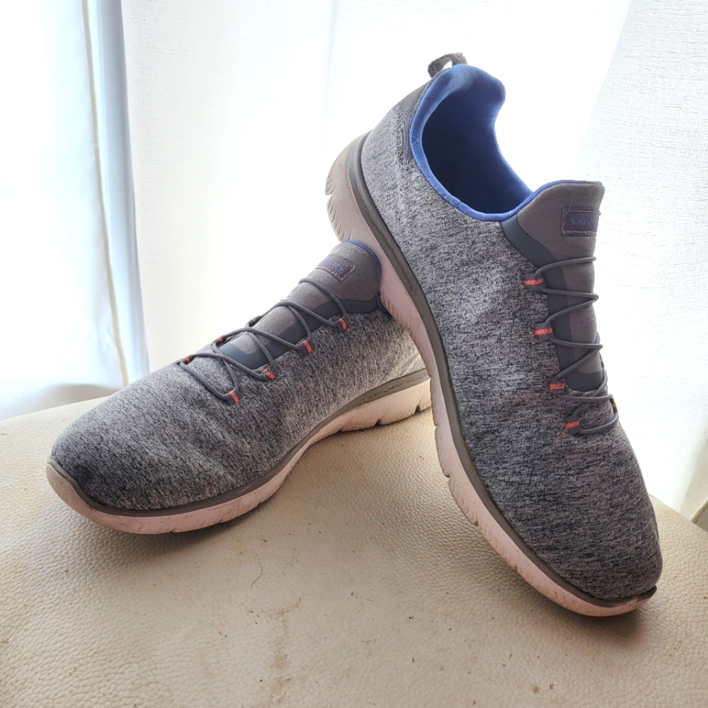 Skechers Gray Athletic Women's Shoes 13